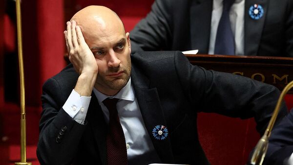 Министр по делам Европы и иностранных дел Франции Жан-Ноэль Барро принимает участие в заседании Национального собрания (5 мая 2026). Париж - Sputnik Армения