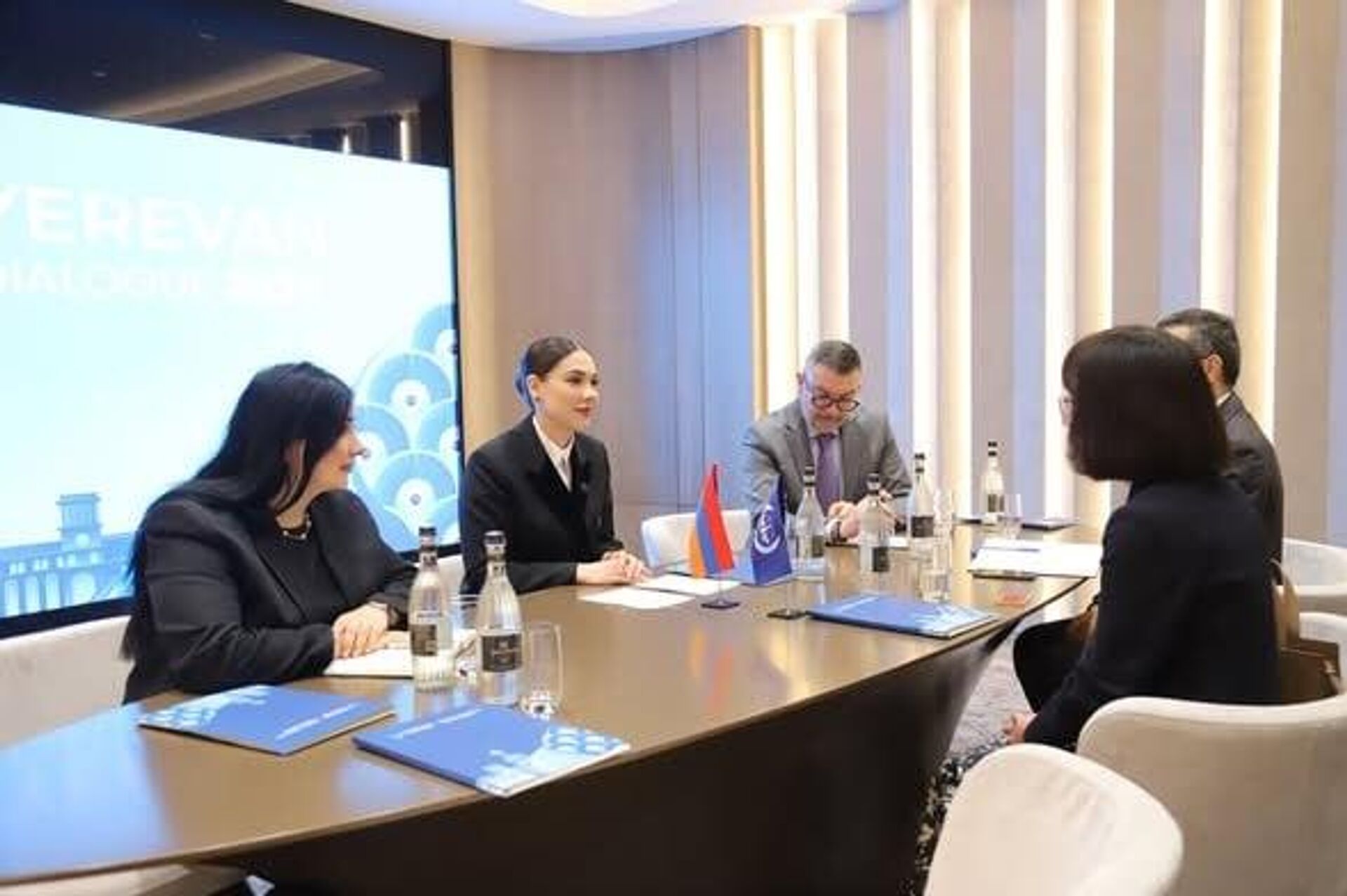 Генпрокурор Анна Вардапетян приняла председателя Международного уголовного суда (МУС) Томоко Аканэ (5 мая 2026). Еревaн - Sputnik Армения, 1920, 07.05.2026
