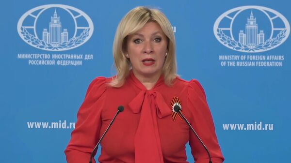 Мария Захарова проводит еженедельный брифинг (7 мая 2026). Москва - Sputnik Армения