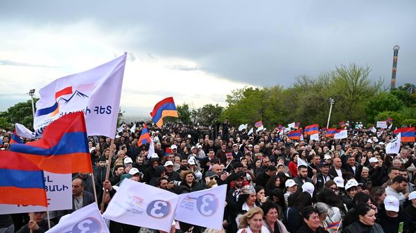 Предвыборный митинг партии Сильная Армения (8 мая 2026). Еревaн - Sputnik Армения