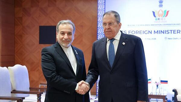Переговоры глав МИД России и Ирана Сергея Лаврова и Аббаса Аракчи (14 мая 2026). Дели - Sputnik Армения
