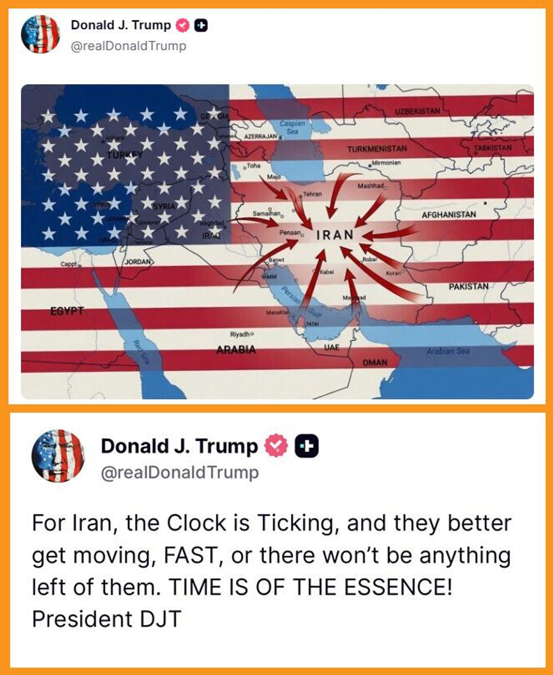 Посты Дональда Трампа в соцсети - Sputnik Արմենիա, 1920, 18.05.2026