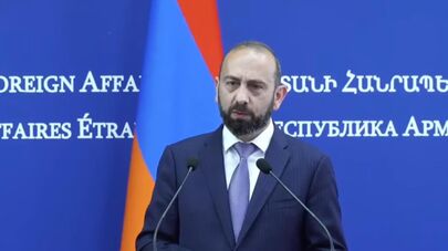 Совместная пресс-конференция министров иностранных дел Армении и Литвы Арарата Мирзояна и Кястутиса Будриса (19 мая 2026). Еревaн
