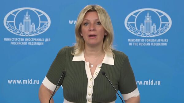 Мария Захарова проводит еженедельный брифинг (21 мая 2026). Москва - Sputnik Армения