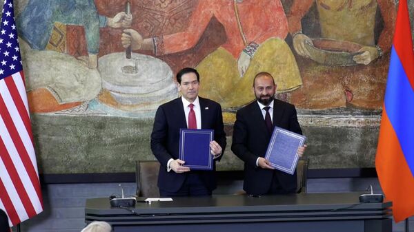  Արարատ Միրզոյանը և Մարկո Ռուբիոն  նախաստորագրեցին մի շարք փաստաթղթեր - Sputnik Արմենիա