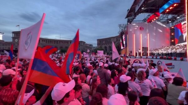 Предвыборный митинг партии Сильная Армения  - Sputnik Армения