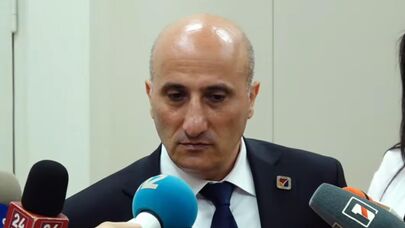 Глава ЦИК Ваагн Овакимян проводит брифинг в НС РА (10 июня 2026). Еревaн