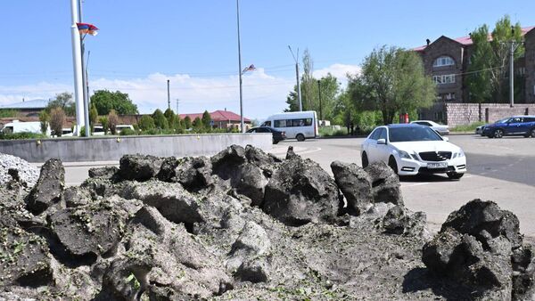 Ուժեղ անձրևն ու կարկուտն արտակարգ իրավիճակ են ստեղծել Գյումրիում - Sputnik Արմենիա