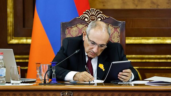 Заседание членов Попечительского совета Фонда всеобщего медстрахования и Комиссии по конкуренции Генерального директора Фонда под председательством премьер-министра Никола Пашиняна (23-24 июня 2026). Еревaн - Sputnik Армения