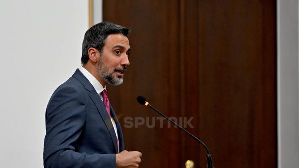 Адвокат Арам Вардеванян на заседании КС по обжалованию выборов (29 июня 2026). Еревaн - Sputnik Армения