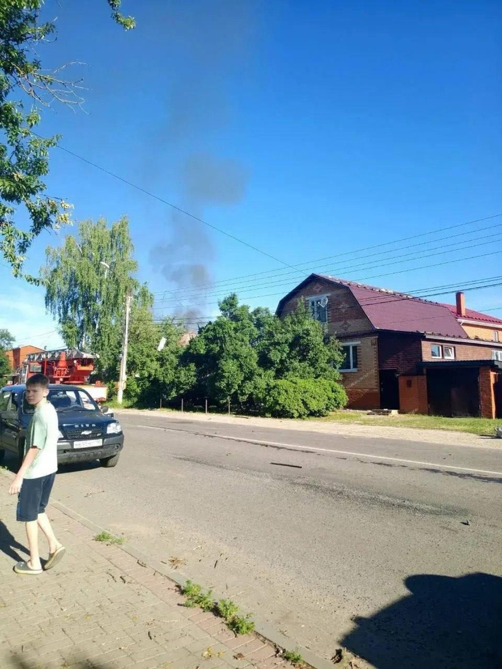 Частный дом в подмосковном Егорьевске, на который упал беспилотник - Sputnik Արմենիա, 1920, 30.06.2026