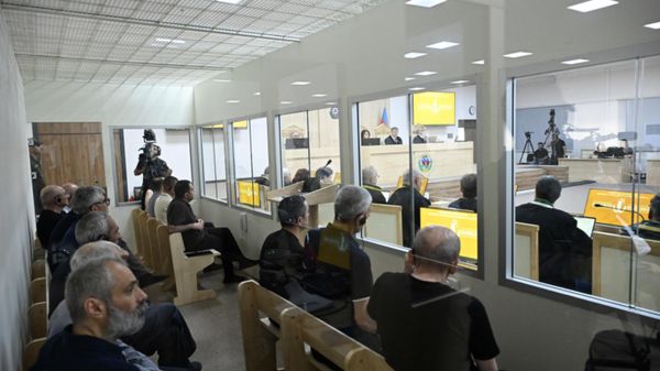 Заседание апелляционного суда над армянским военно-политическим руководством Нагорного Карабаха (3 июля 2026). Баку - Sputnik Армения