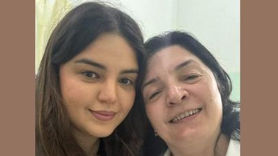 Татевик Согоян с матерью