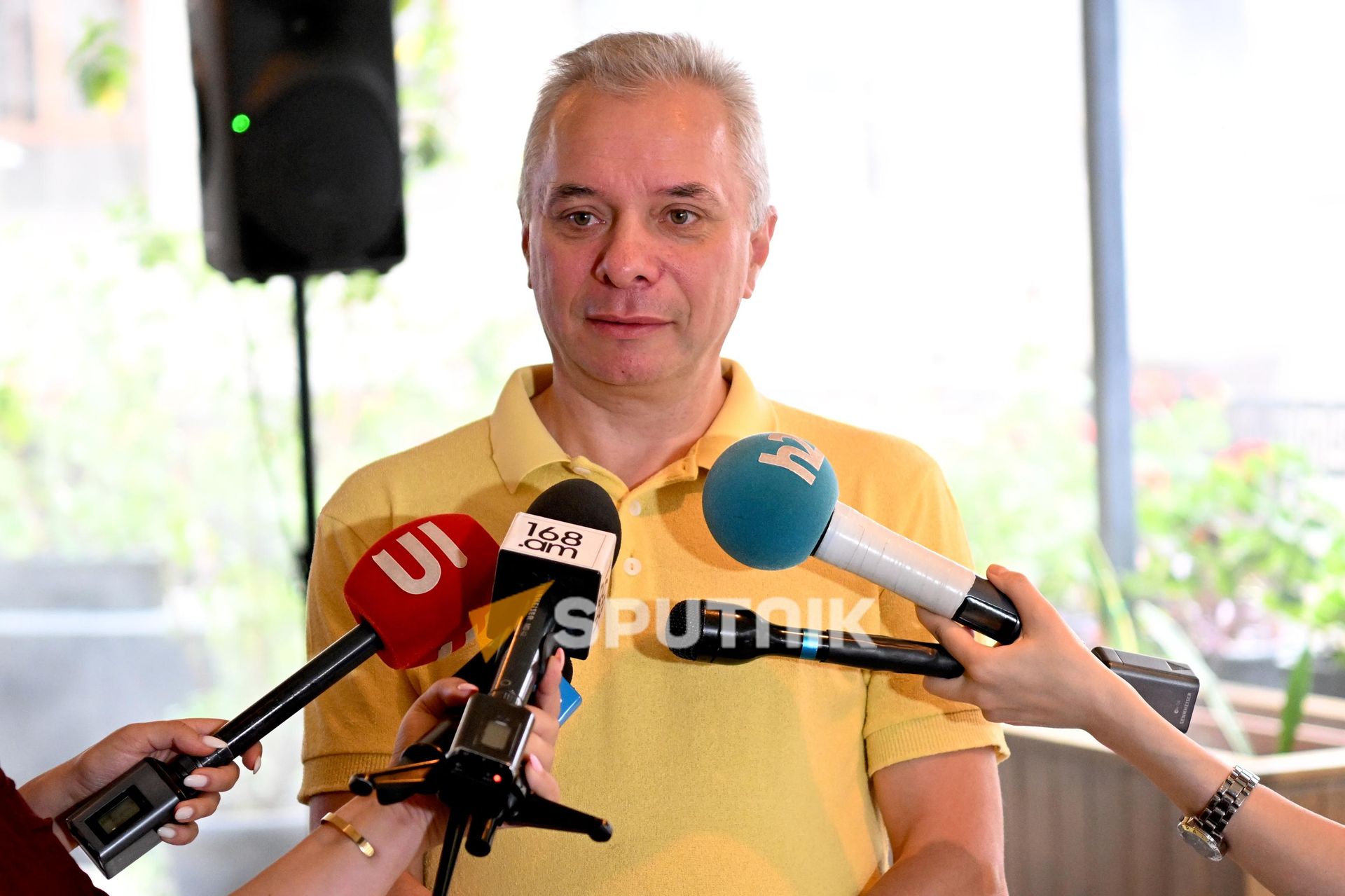 Директор Sputnik Armenia Дмитрий Писаренко на вручении премии имени Дуляна (17 июля 2026). Еревaн - Sputnik Армения, 1920, 17.07.2026