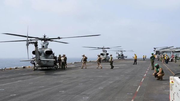 Центральное командование США опубликовало видео морской блокады Ирана - Sputnik Армения