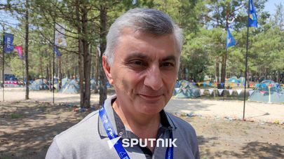 Руководитель Научного центра агробиотехнологий при Национальном аграрном университете Армении Андреас Меликян на форуме Seaside Startup Summit 2026