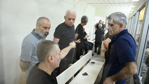 Заседание апелляционного суда над армянским военно-политическим руководством Нагорного Карабаха (31 июля 2026). Баку - Sputnik Армения