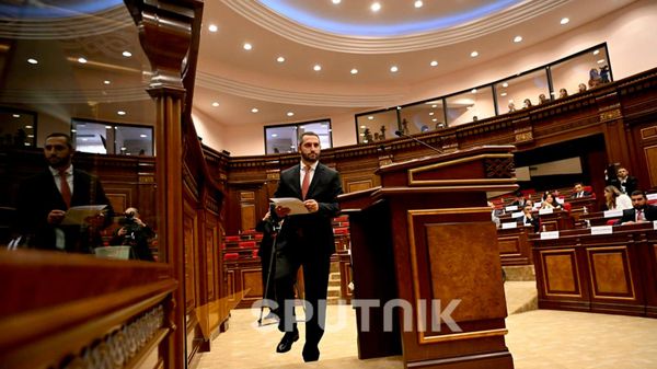 Рубен Рубинян на Первой сессии 9-го созыва Национального собрания РА (2 августа 2026). Еревaн - Sputnik Армения