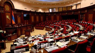 Зал Национального собрания после Первой сессии 9-го созыва Национального собрания РА (2 августа 2026). Еревaн