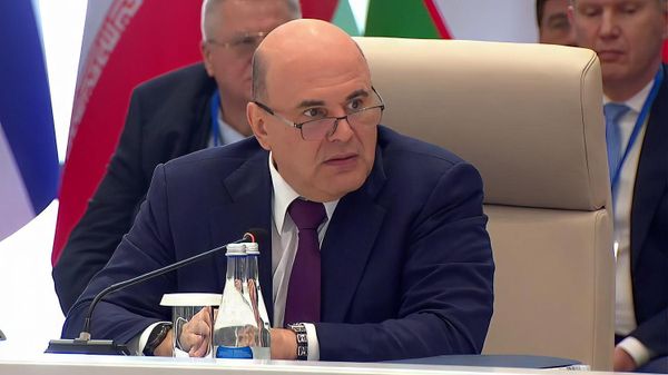 Председатель правительства РФ Михаил Мишустин во время заседания Евразийского межправительственного совета (7 августа 2026). Чолпон-Ата - Sputnik Армения