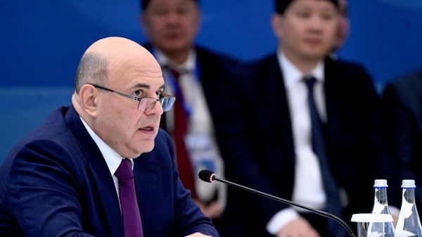 Председатель правительства РФ Михаил Мишустин во время заседания Евразийского межправительственного совета (7 августа 2026). Чолпон-Ата - Sputnik Армения