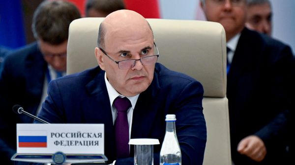 Председатель правительства РФ Михаил Мишустин во время заседания Евразийского межправительственного совета (7 августа 2026). Чолпон-Ата - Sputnik Армения