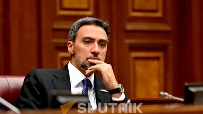 Арам Вардеванян на заседании НС (24 августа 2026). Ереван