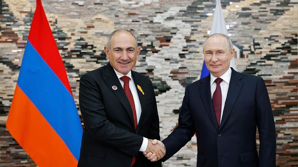 Նիկոլ Փաշինյանն ու Վլադիմիր Պուտինը - Sputnik Արմենիա