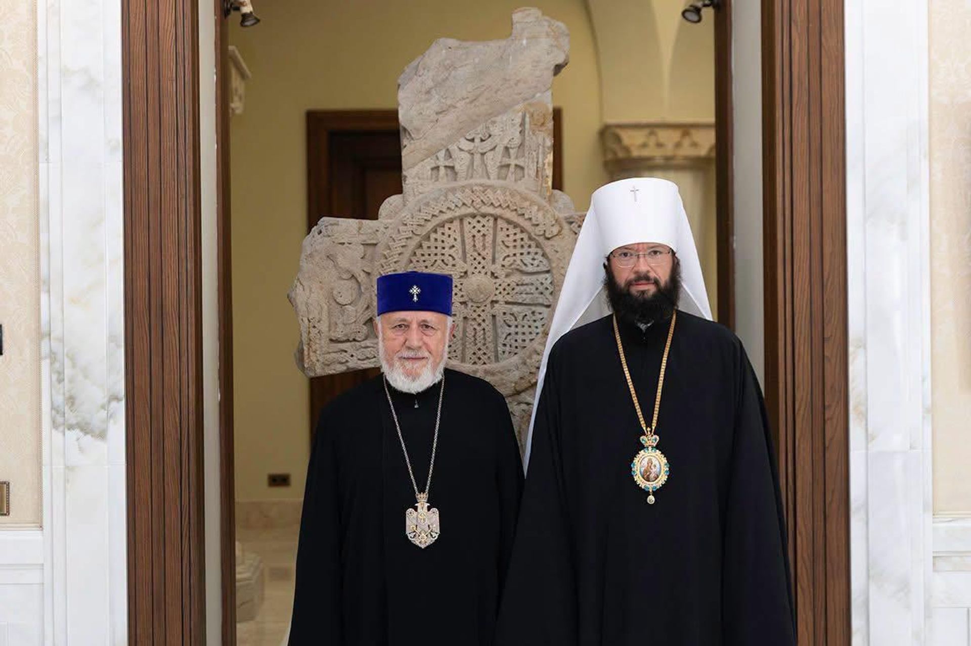 Католикос Гарегин Второй принял председателя отдела внешних церковных связей Московского патриархата митрополита Волоколамского Антония (4 сентября 2026). Эчмиадзин - Sputnik Արմենիա, 1920, 04.09.2026