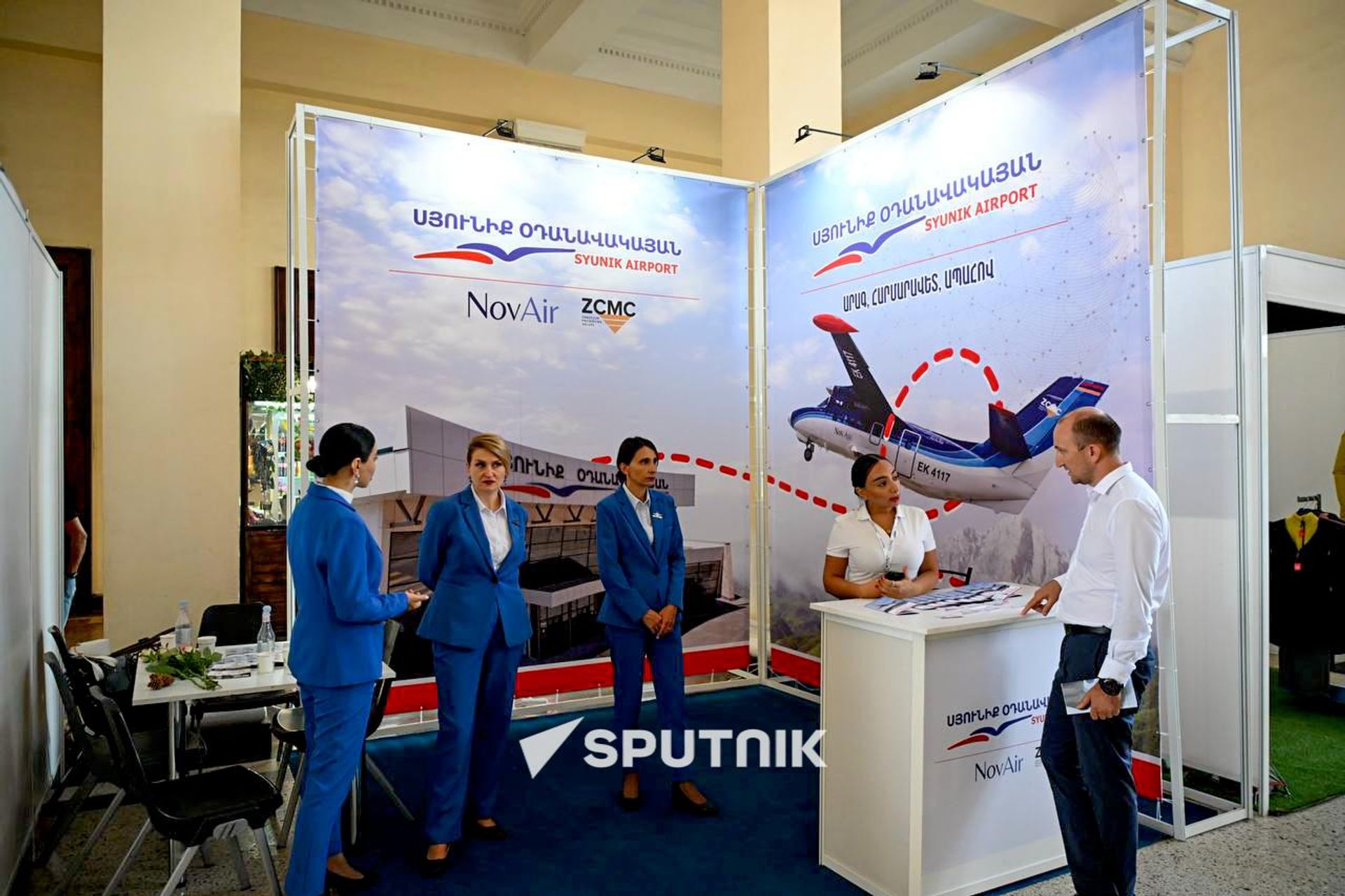 Открытие выставки Tour EXPO 2026 на железнодорожном вокзале (5 сентября 2026). Еревaн - Sputnik Армения, 1920, 05.09.2026