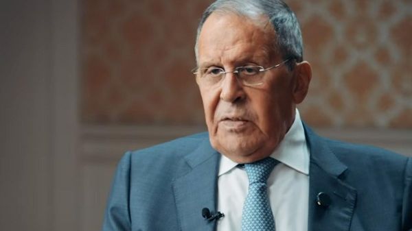 Кадр из программы на канале Сама Меньшова с главой МИД России Сергеем Лавровым - Sputnik Արմենիա