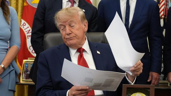 Президент США Дональд Трамп  - Sputnik Армения