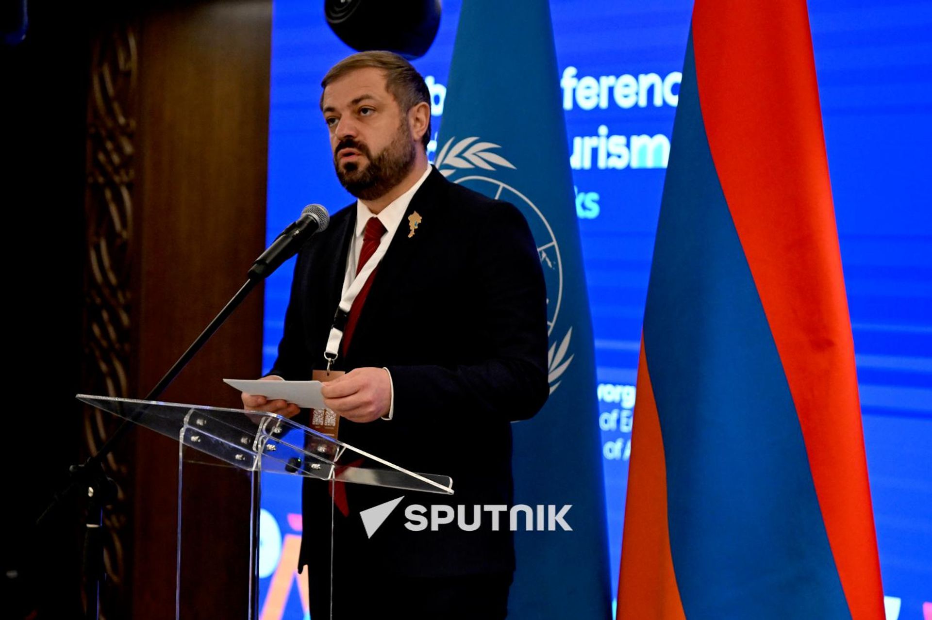 Министр экономики Геворг Папоян на международной конференции по медицинскому туризму (22 сентября 2026). Еревaн Министр экономики Геворг Папоян на международной конференции по медицинскому туризму (22 сентября 2026). Еревaн - Sputnik Արմենիա, 1920, 22.09.2026