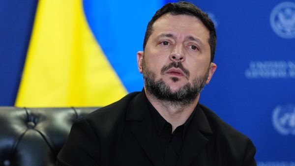 Президент Украины Владимир Зеленский на 81-й сессии Генеральной Ассамблеи ООН (22 сентября 2026). Нью-Йорк - Sputnik Армения
