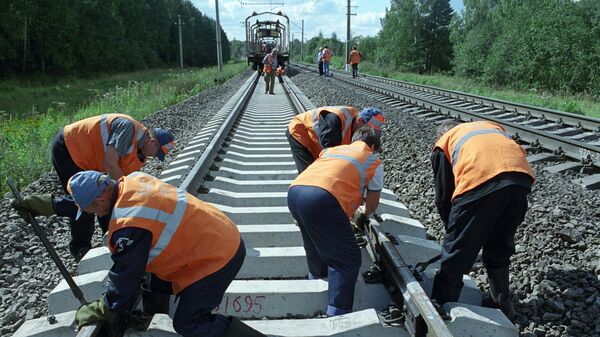 Летние путевые работы на Московской железной дороге - Sputnik Արմենիա