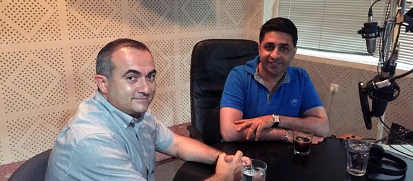 Теван Погосян и Геворг Меликян Теван Погосян и Геворг Меликян - Sputnik Արմենիա