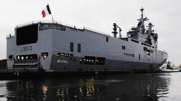 Французский военный корабль-вертолетоносец класса Мистраль - Sputnik Армения