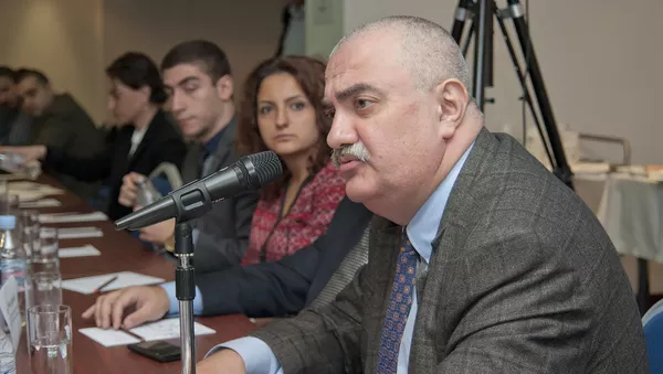Глава исследовательско-аналитической общественной организации Интеграция и развитие Арам Сафарян Глава исследовательско-аналитической общественной организации Интеграция и развитие Арам Сафарян - Sputnik Армения
