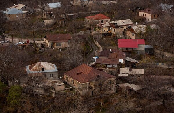 Панорама сельской местности с высоты полета воздушного шара поистине восхитительна. - Sputnik Армения