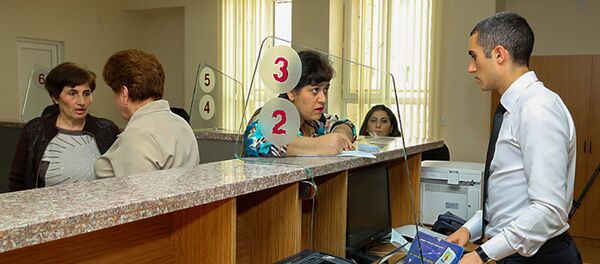 Центр обслуживания налогоплательщиков Котайкской территориальной налоговой инспекции Центр обслуживания налогоплательщиков Котайкской территориальной налоговой инспекции - Sputnik Армения