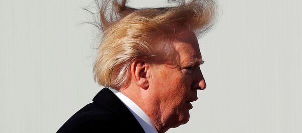 Президент США Дональд Трамп перед посадкой на Борт номер один (10 ноября 2017). Пекин, Китайская Народная Республика. Президент США Дональд Трамп перед посадкой на Борт номер один (10 ноября 2017). Пекин, Китайская Народная Республика. - Sputnik Արմենիա