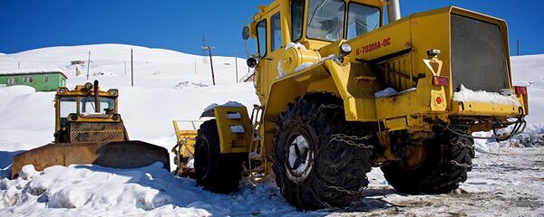 Снегоуборочная техника на Военно-Грузинской дороге. - Sputnik Армения