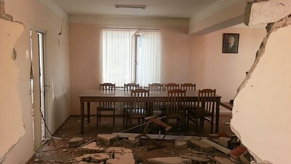 Взрыв в здании администрации села Мец Парни - Sputnik Արմենիա