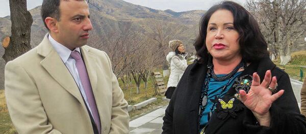 Надежда Бабкина в Гарни - Sputnik Արմենիա