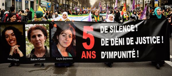 Демонстрация курдов в Париже - Sputnik Армения