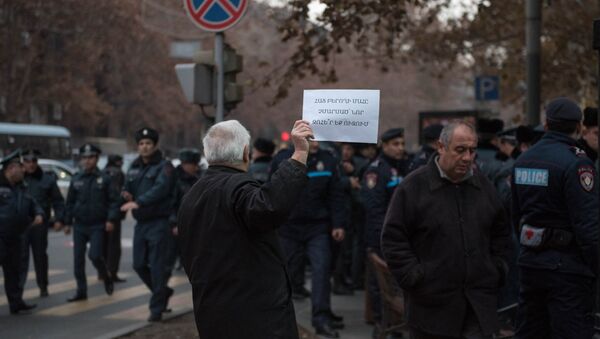 Акция протеста сторонников Сасна Црер - Sputnik Արմենիա