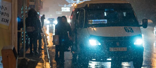 Снег в Ереване Снег в Ереване - Sputnik Армения