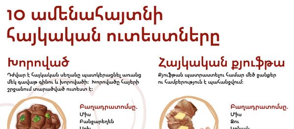 10 ամենահայտնի հայկական ուտեստները - Sputnik Արմենիա