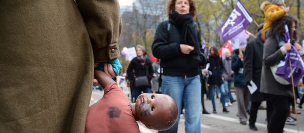 Акция против насилия в отношении женщин в Европе - Sputnik Армения