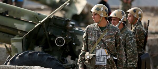 Показательные выступления на 25-летии Ракетных войск и артиллерии РА - Sputnik Армения